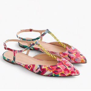 J.Crew Collection Jayne T-Strap in Ratti Print